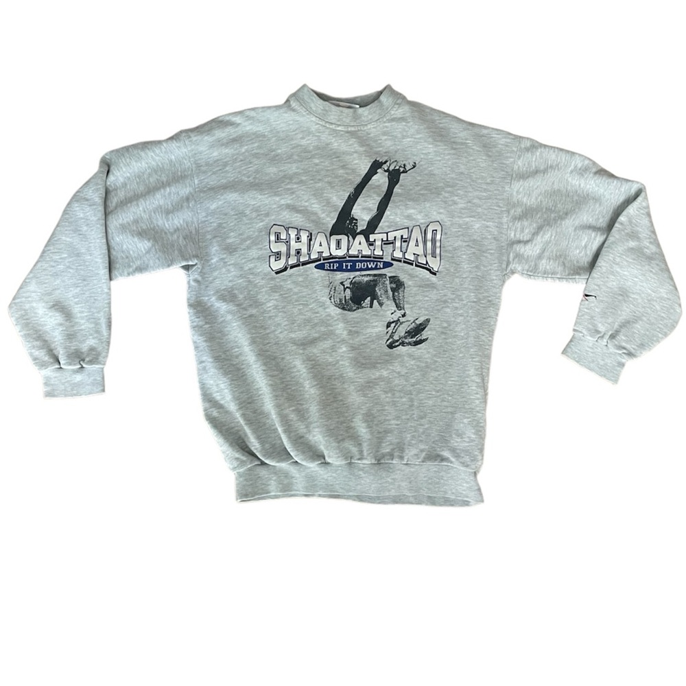 Vintage 90s Rare Reebok Shaq Basketball Crewneck